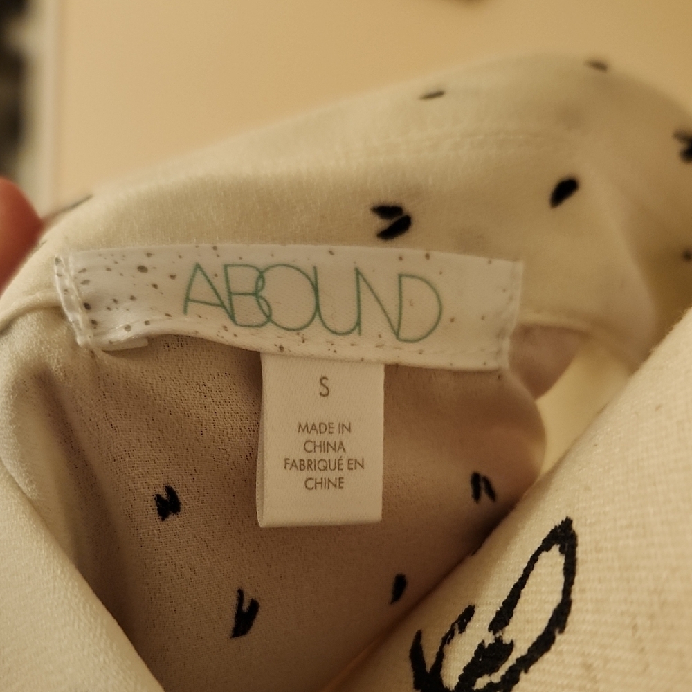 Women's Cream Polka Dot Top - Picture 5 of 5